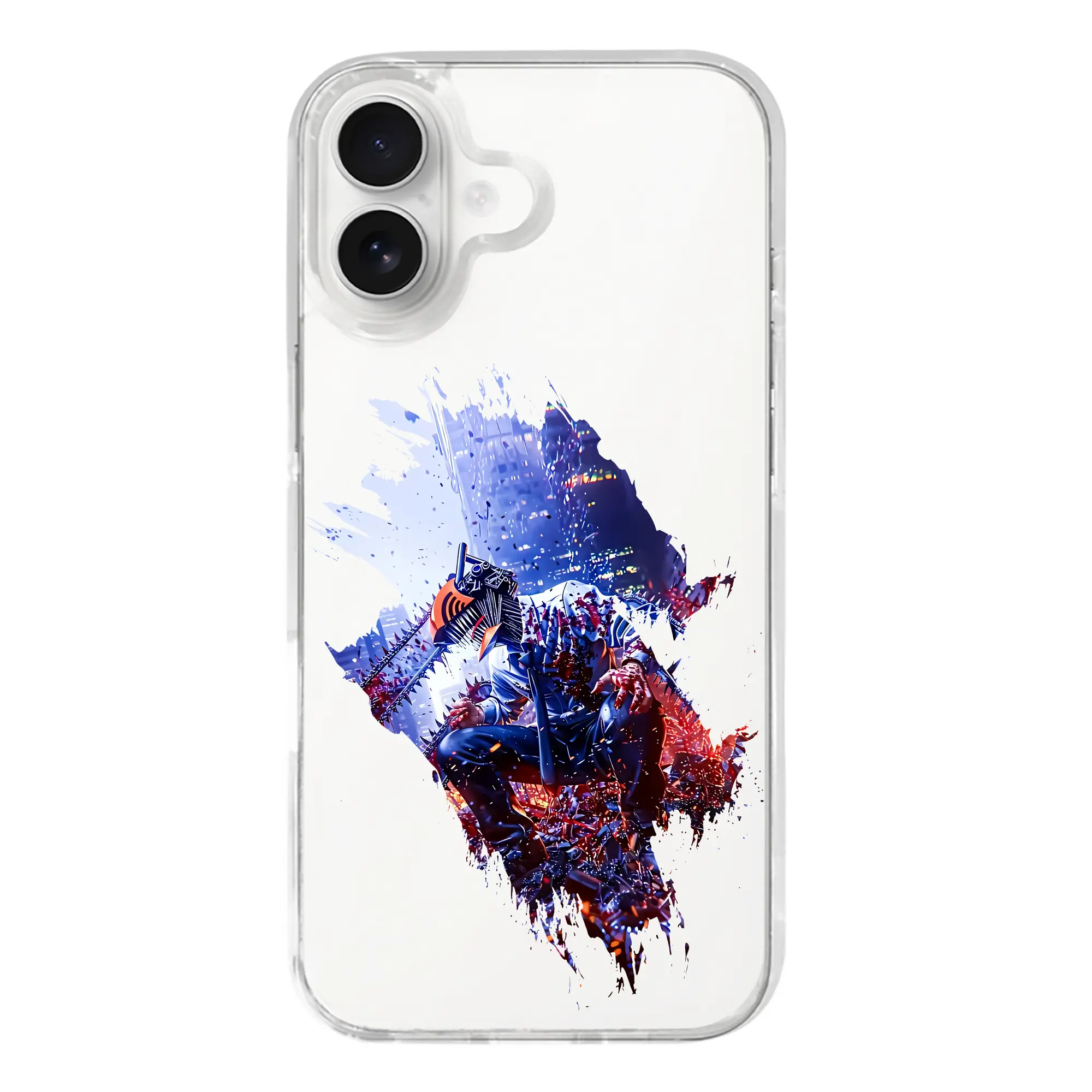 チェンソーマン グッズ,デンジ - iPhone 17シリーズ 透明スマホケース – 薄型・耐衝撃・精密フィット保護カバー